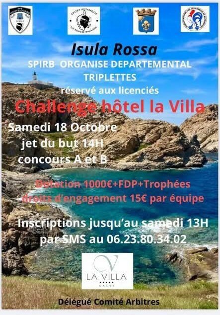 Le concours "La Villa" 18 octobre